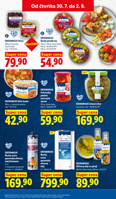 Lidl Čtvrtek od 30.7. do 2.8.2026