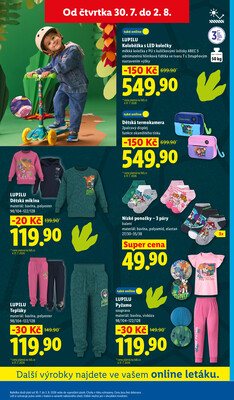 Lidl Čtvrtek od 30.7. do 2.8.2026