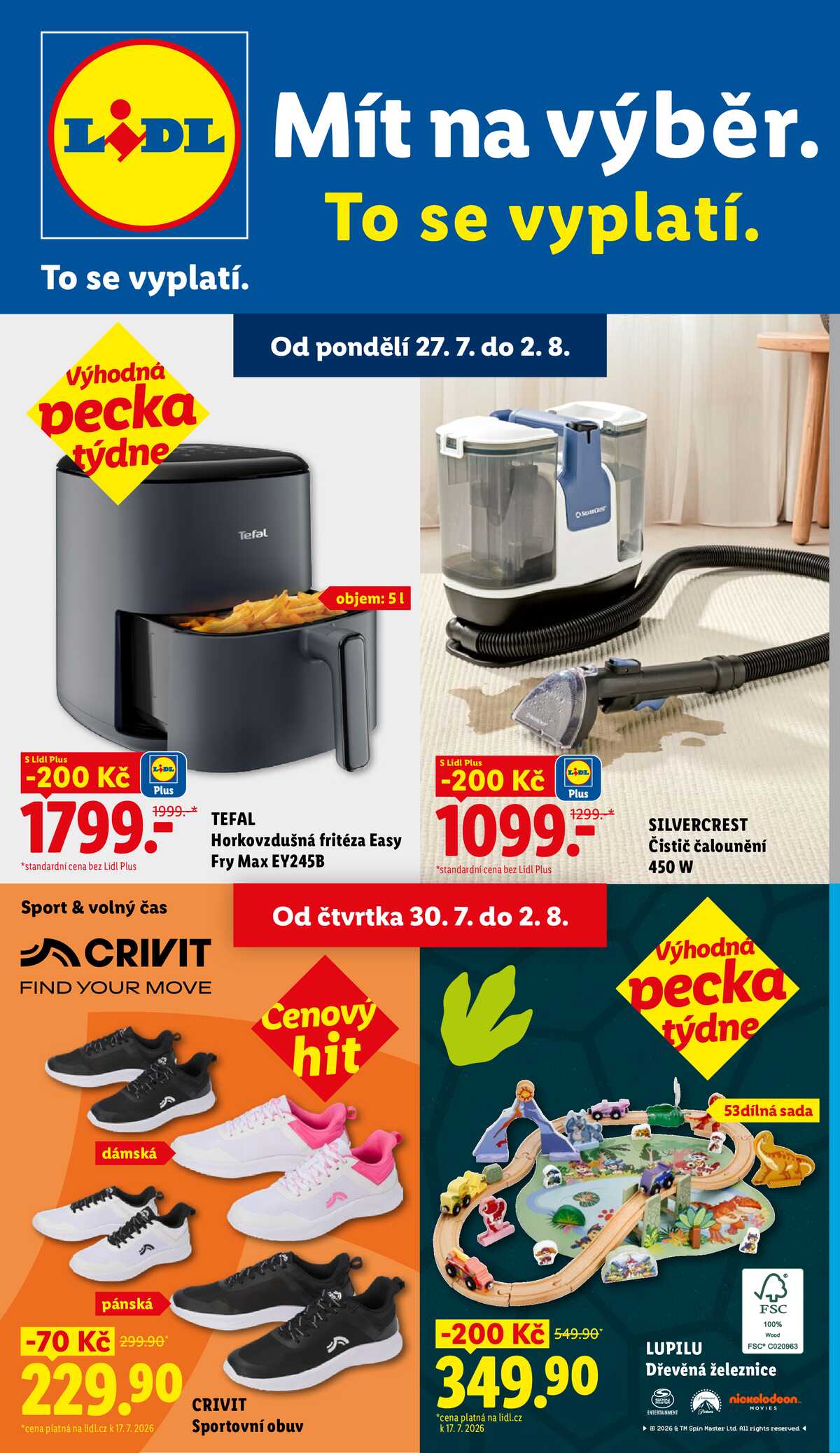 Lidl Spotřební zboží 27.7. - 2.8. strana 1