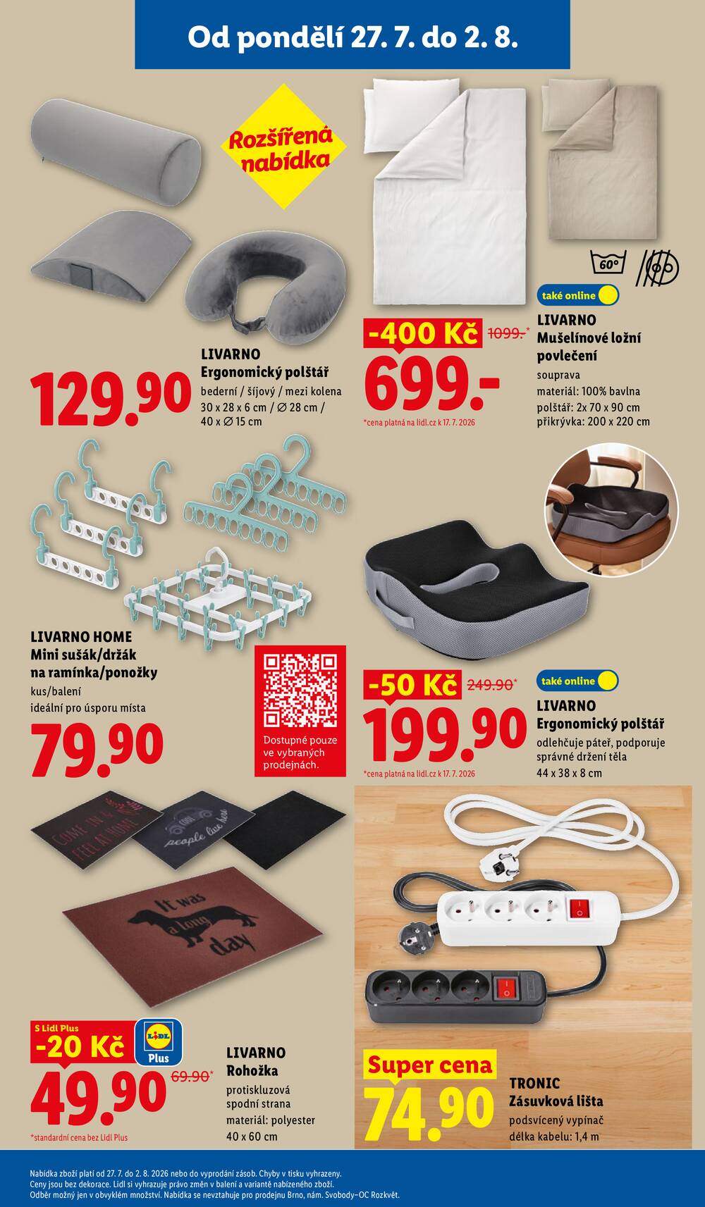 Lidl Spotřební zboží 27.7. - 2.8.