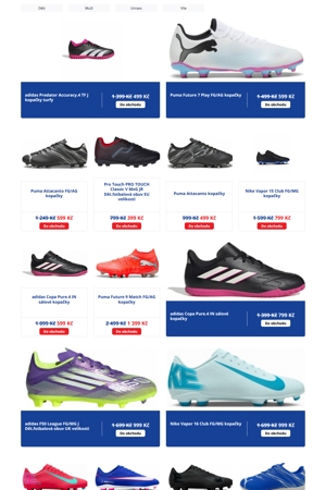 Intersport Kopačky a míče - 25. 7. 2026