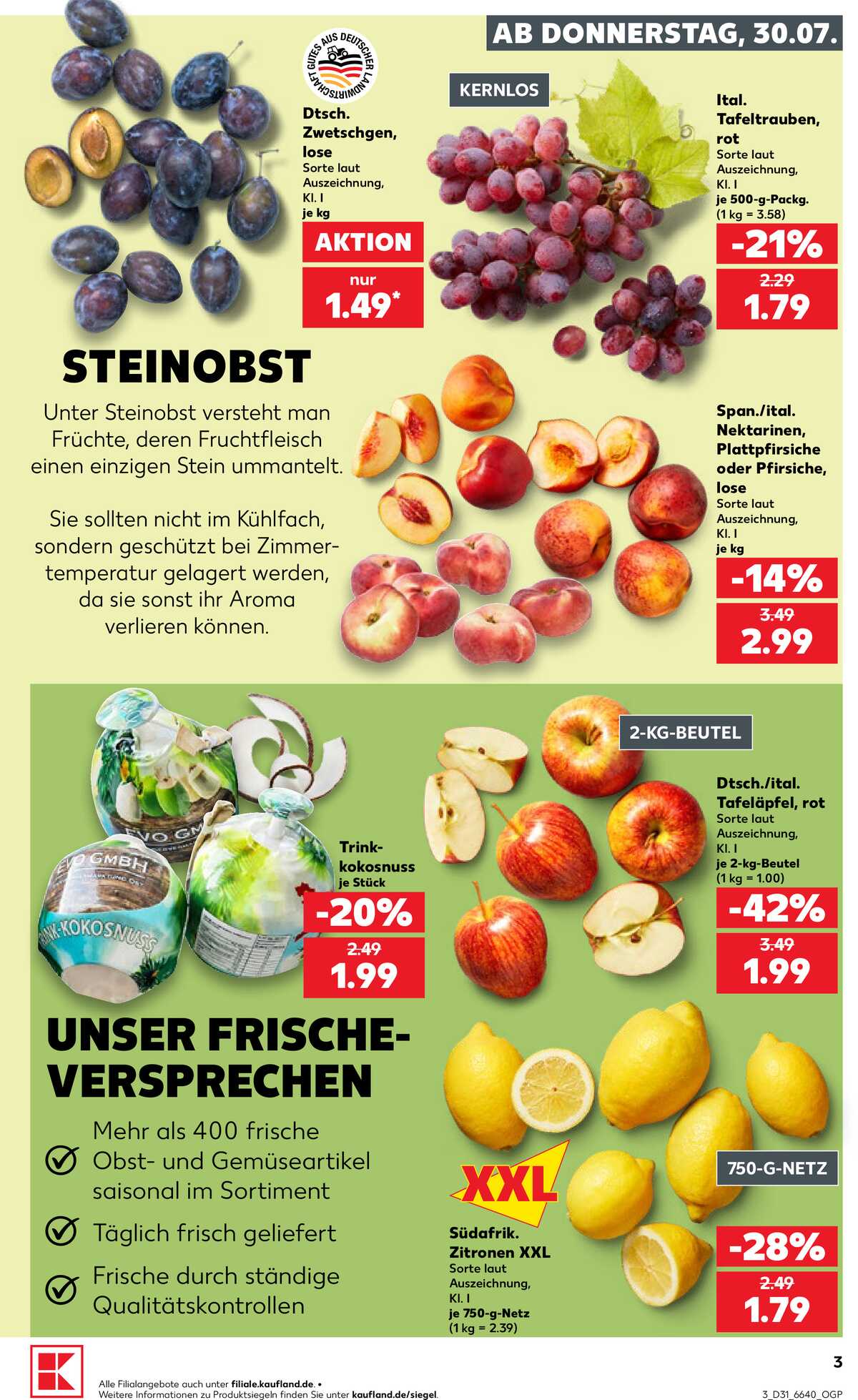 Leták Kaufland Německo 30.7.-5.8.2026 strana 3