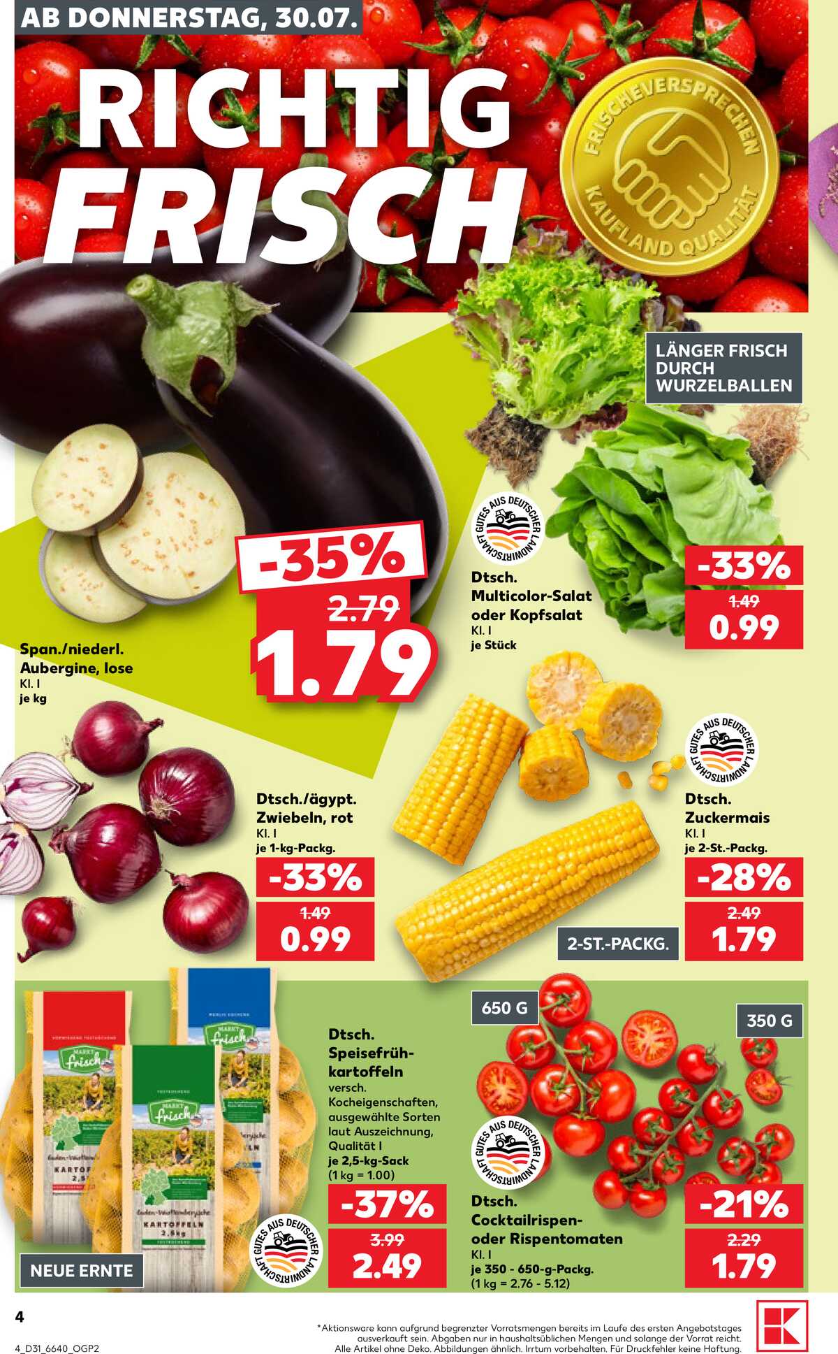 Leták Kaufland Německo 30.7.-5.8.2026 strana 4