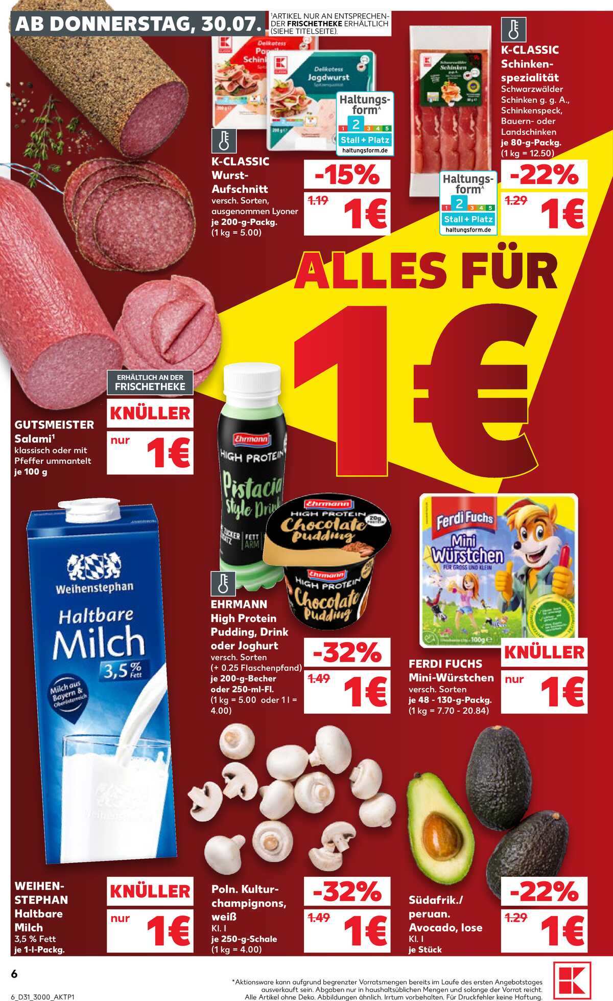 Leták Kaufland Německo 30.7.-5.8.2026 strana 6
