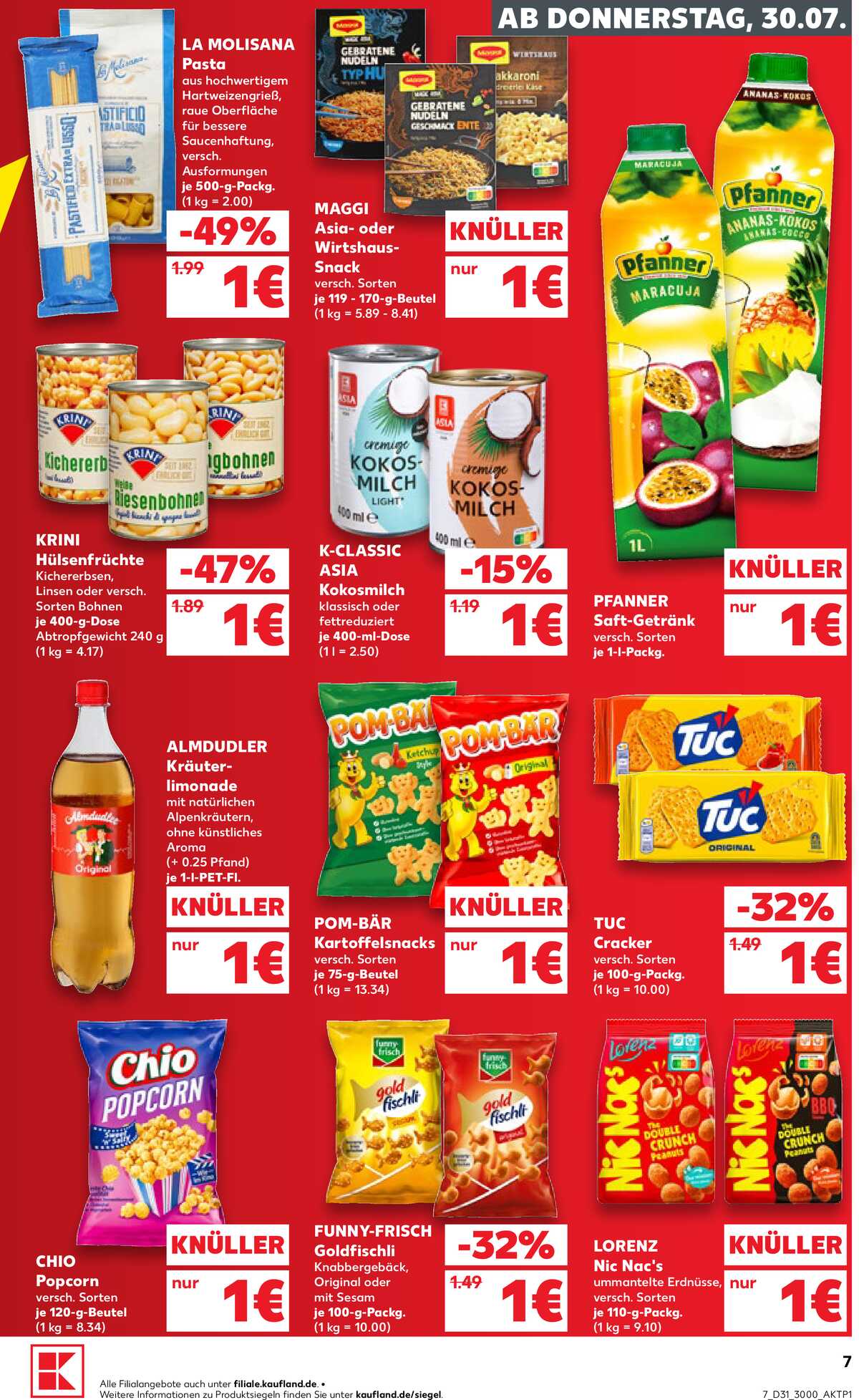 Leták Kaufland Německo 30.7.-5.8.2026 strana 7