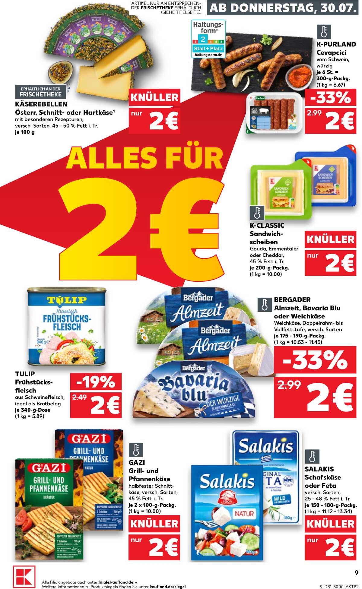 Leták Kaufland Německo 30.7.-5.8.2026 strana 9