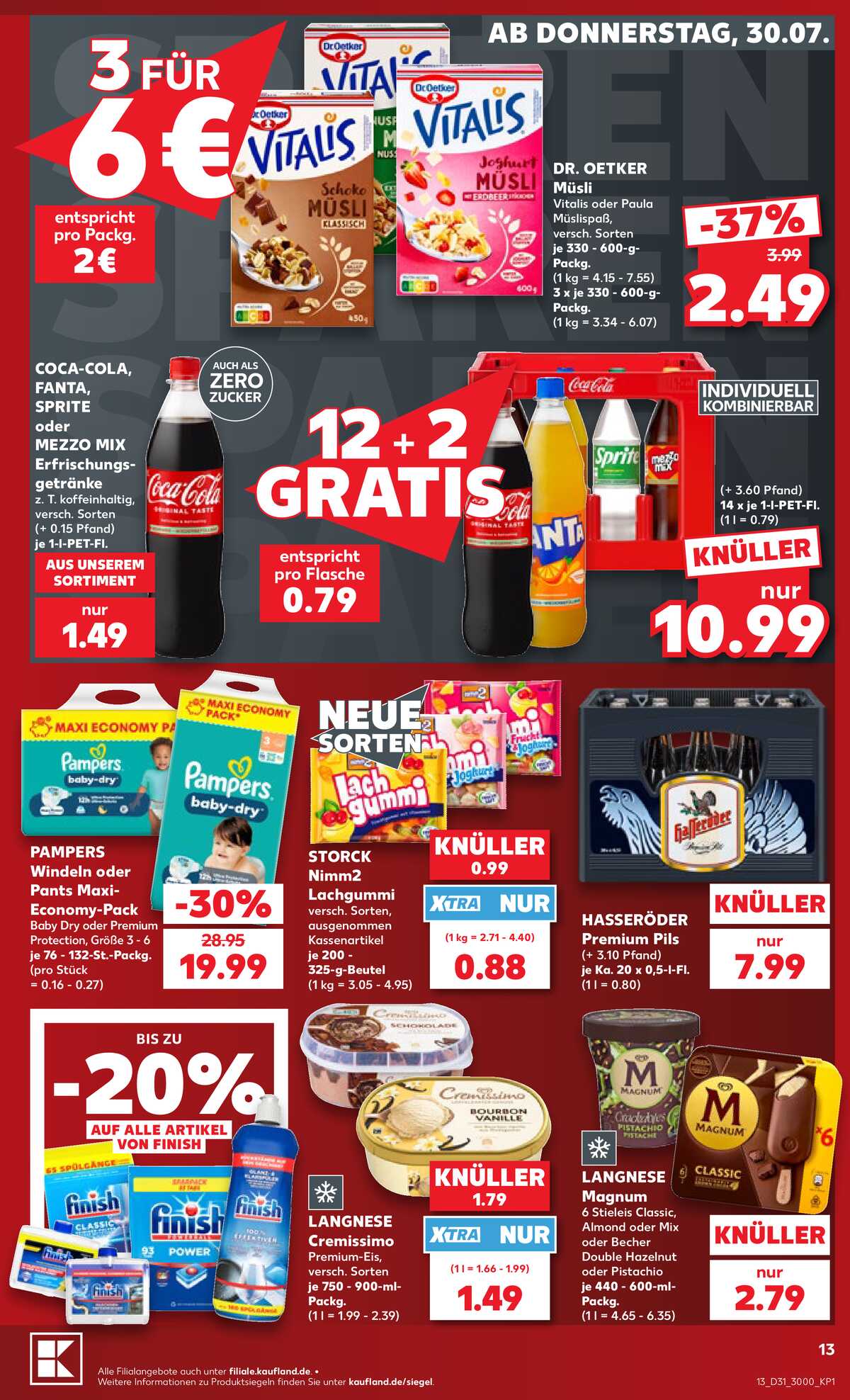 Leták Kaufland Německo 30.7.-5.8.2026 strana 13