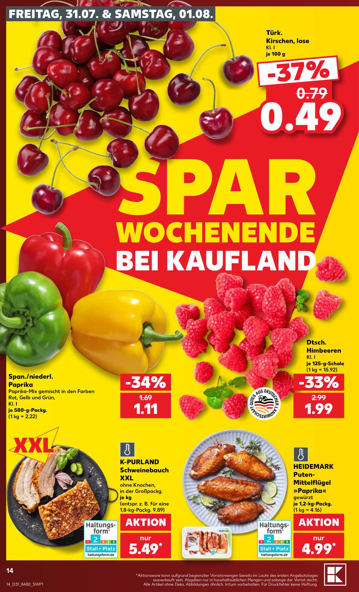 Leták Kaufland Německo 30.7.-5.8.2026 strana 14