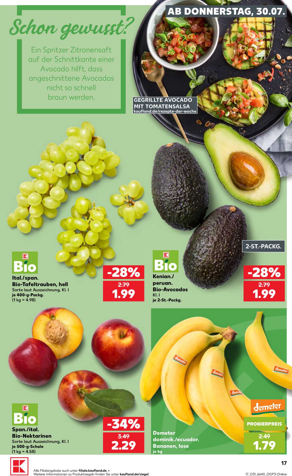 Leták Kaufland Německo 30.7.-5.8.2026 strana 17