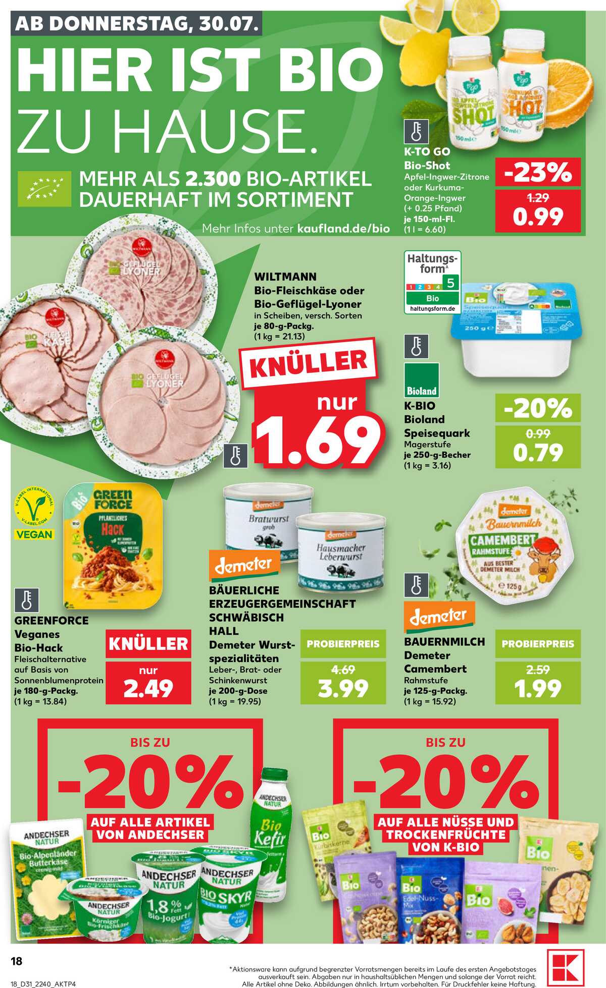 Leták Kaufland Německo 30.7.-5.8.2026 strana 18