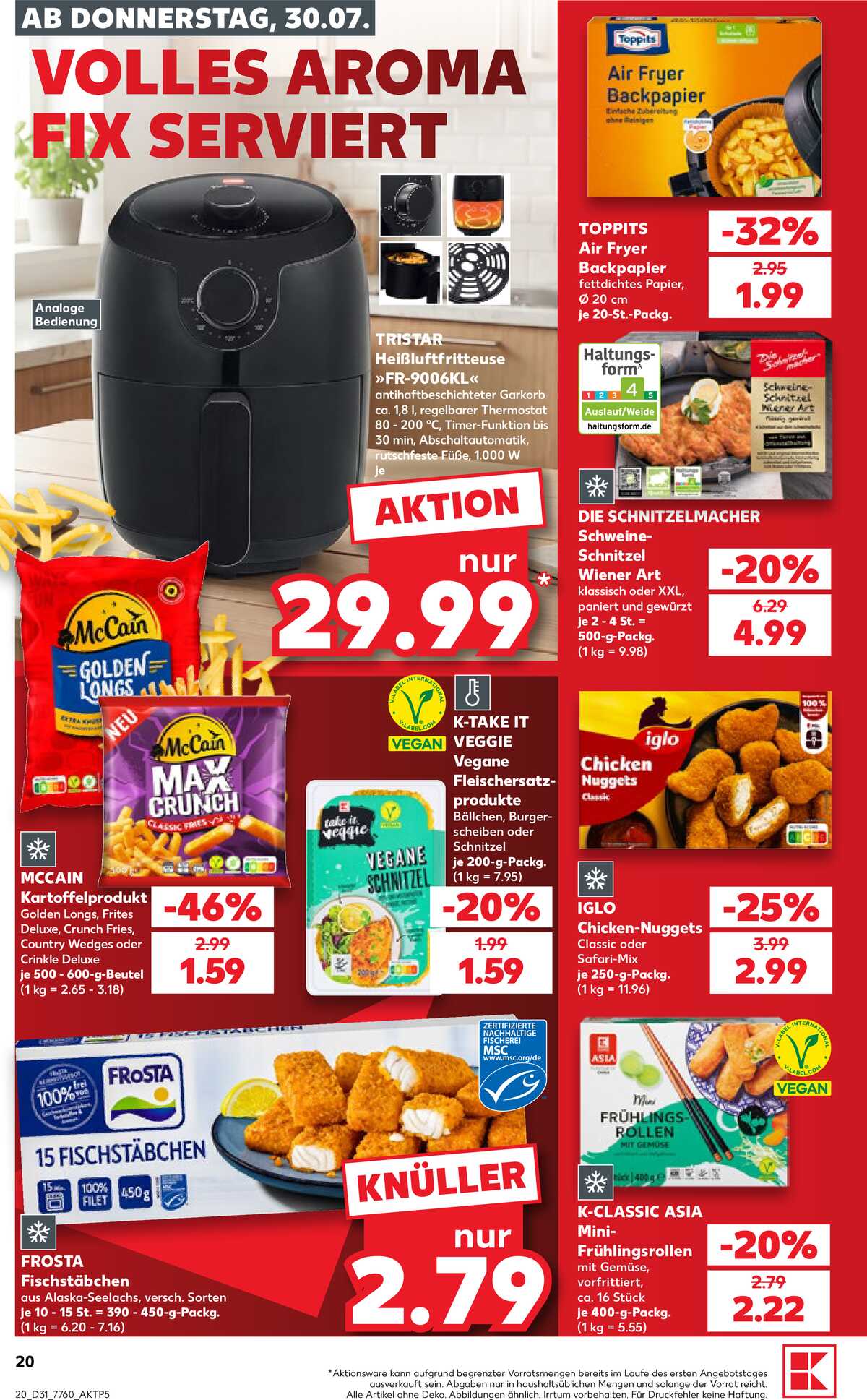 Leták Kaufland Německo 30.7.-5.8.2026 strana 20