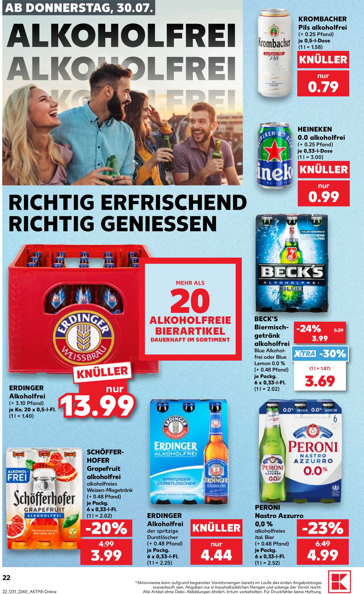 Leták Kaufland Německo 30.7.-5.8.2026 strana 22