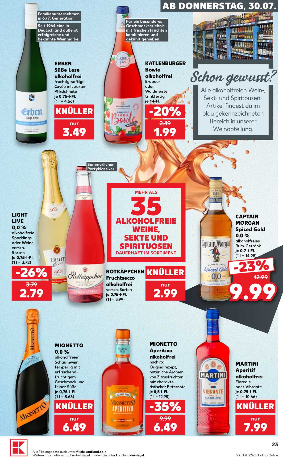 Leták Kaufland Německo 30.7.-5.8.2026 strana 23