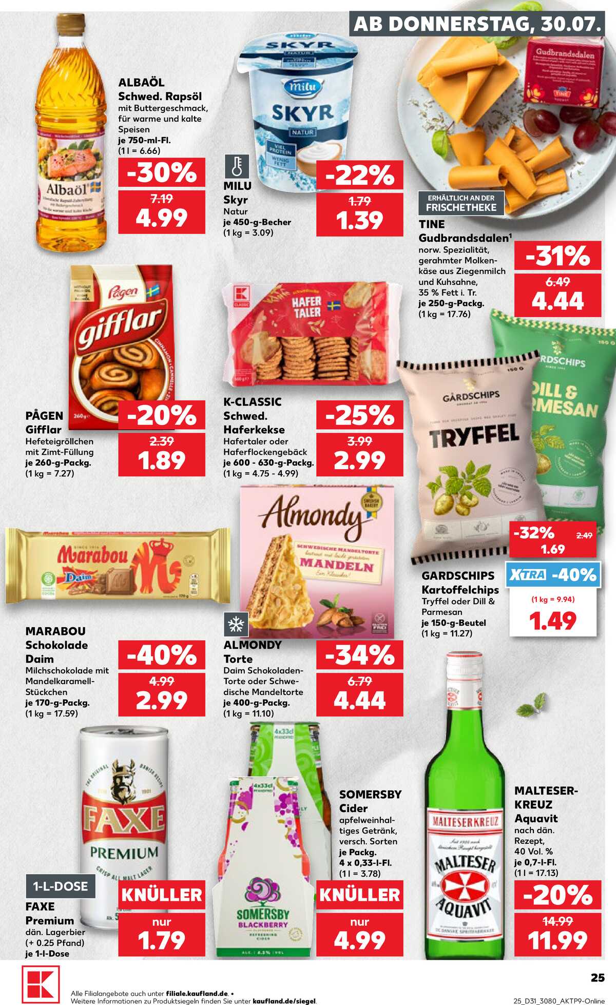 Leták Kaufland Německo 30.7.-5.8.2026 strana 25