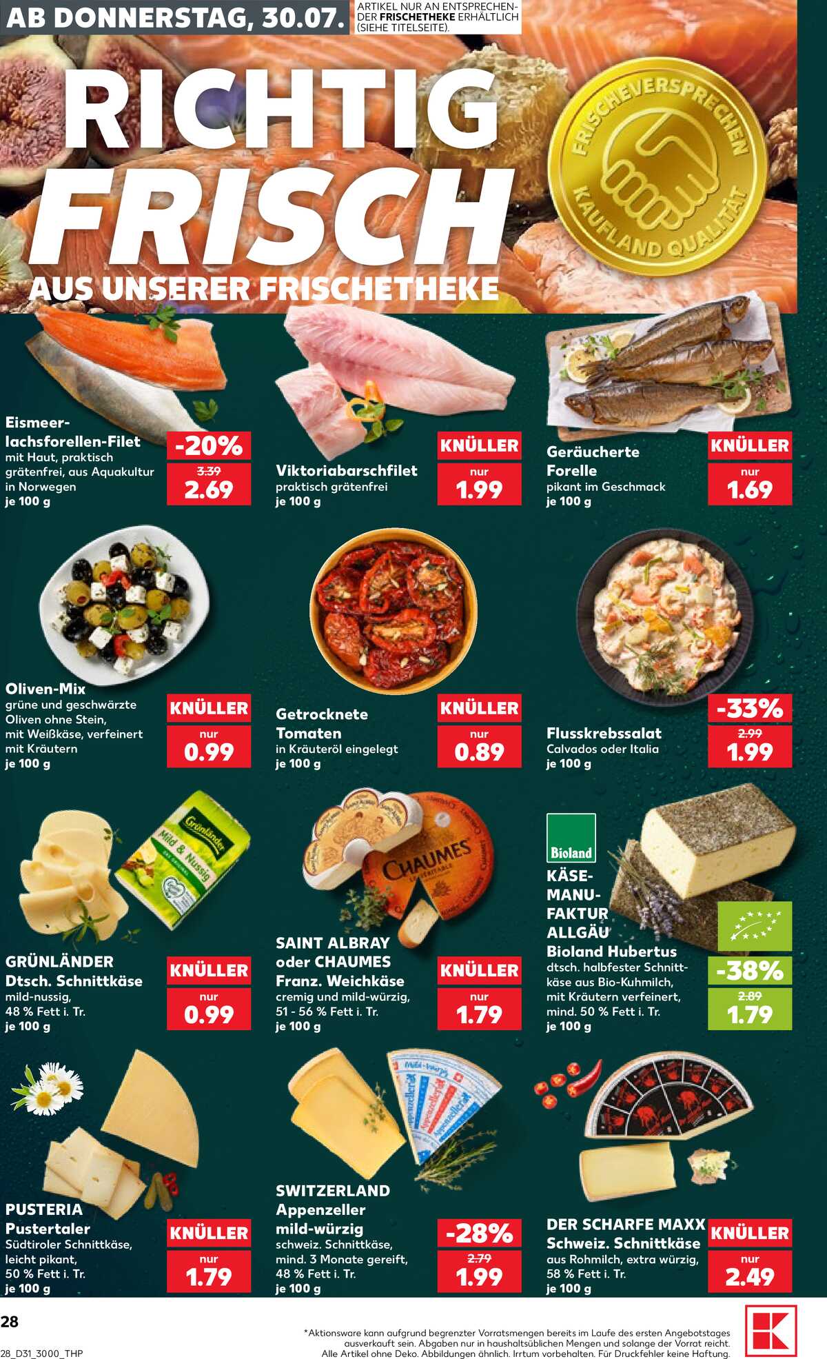 Leták Kaufland Německo 30.7.-5.8.2026 strana 28