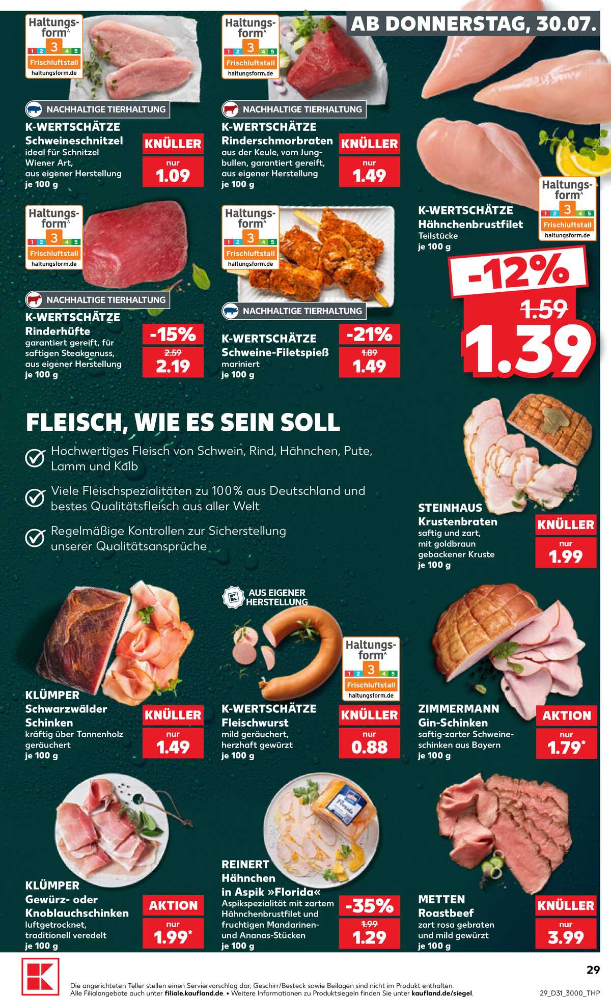 Leták Kaufland Německo 30.7.-5.8.2026 strana 29