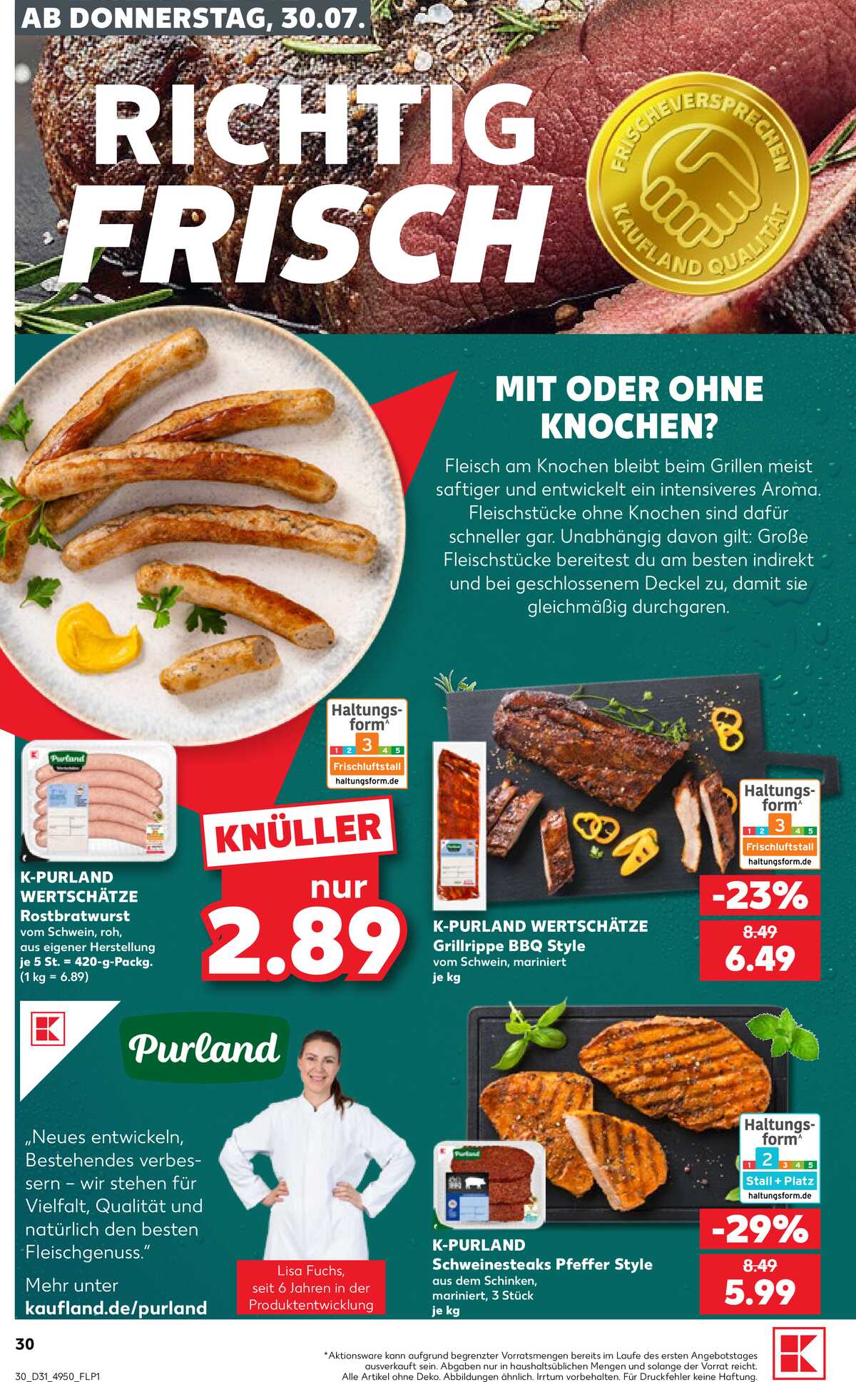 Leták Kaufland Německo 30.7.-5.8.2026 strana 30
