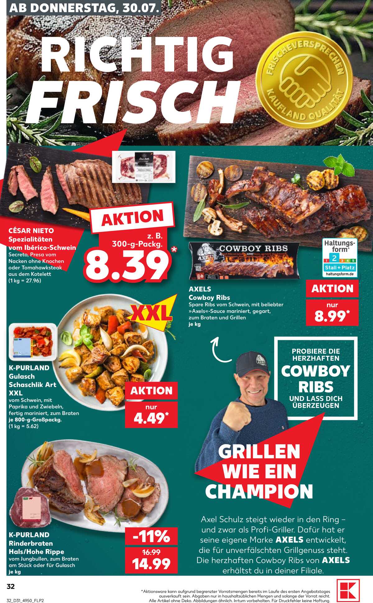 Leták Kaufland Německo 30.7.-5.8.2026 strana 32