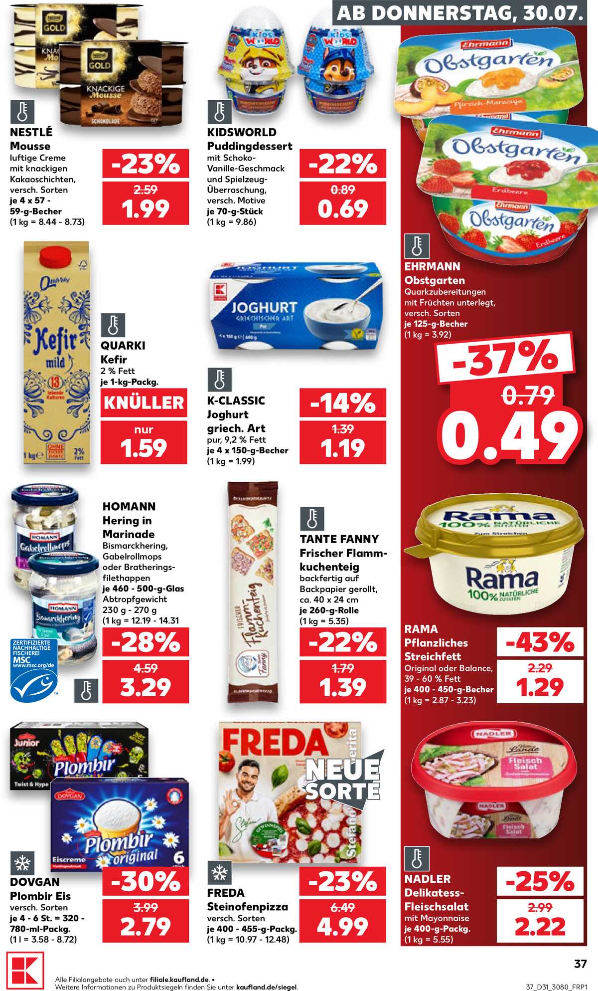 Leták Kaufland Německo 30.7.-5.8.2026 strana 37