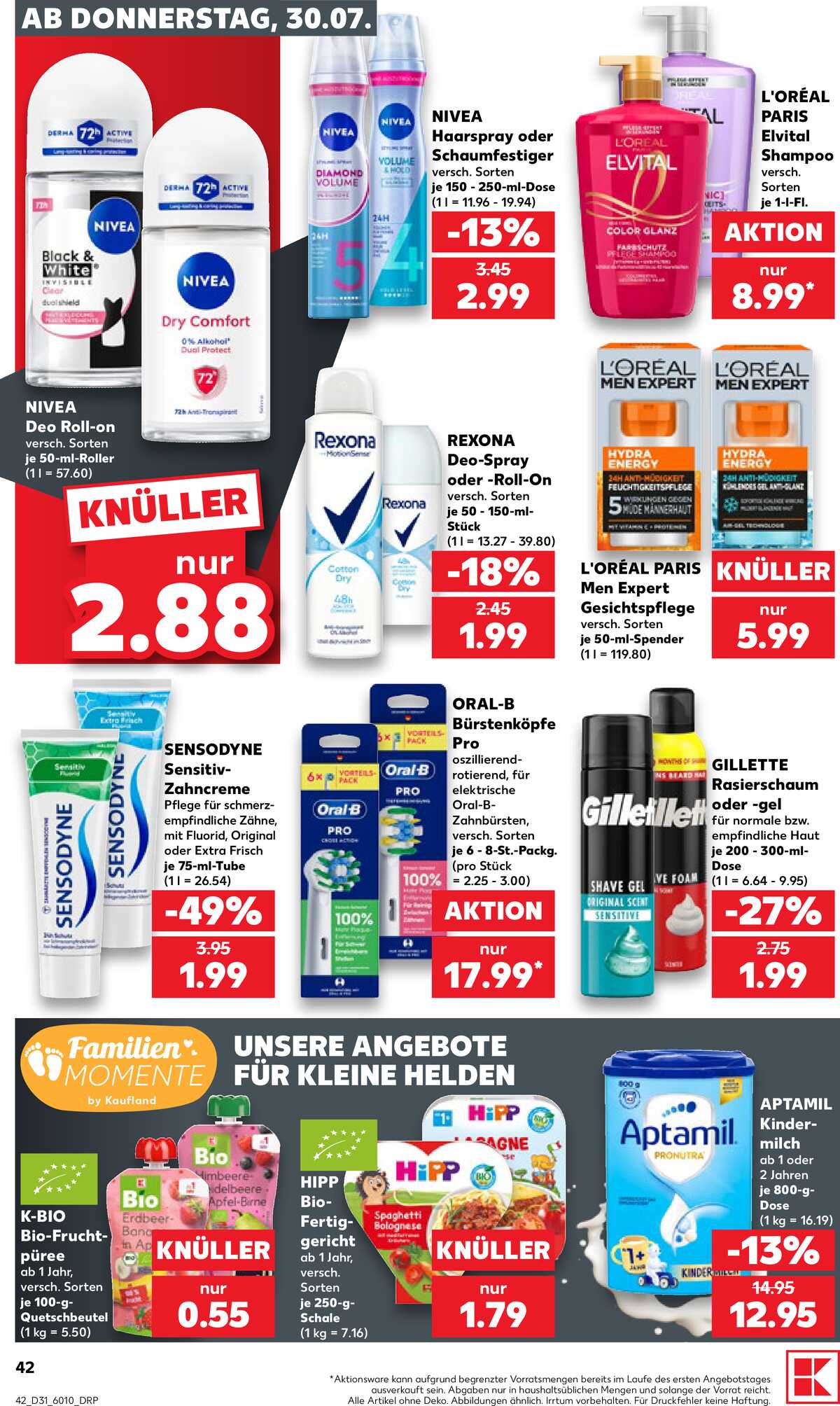 Leták Kaufland Německo 30.7.-5.8.2026 strana 42