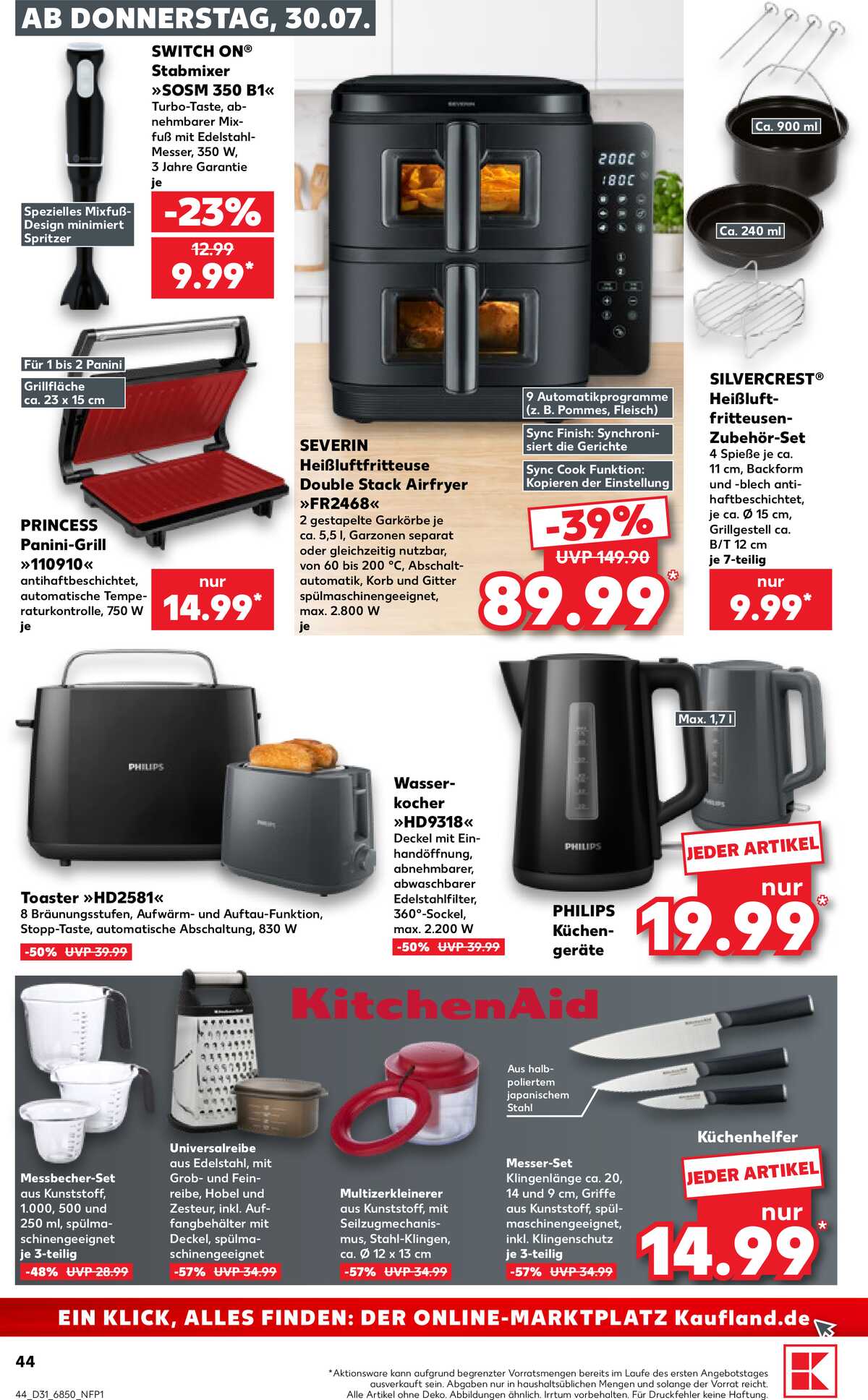 Leták Kaufland Německo 30.7.-5.8.2026 strana 44