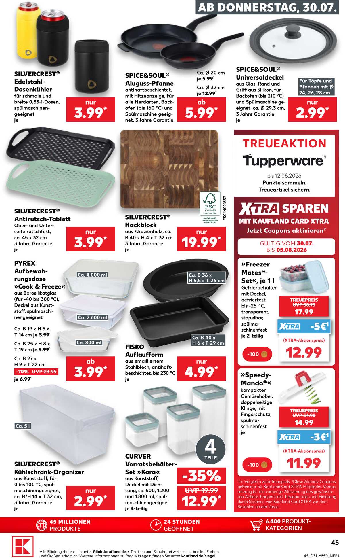Leták Kaufland Německo 30.7.-5.8.2026 strana 45