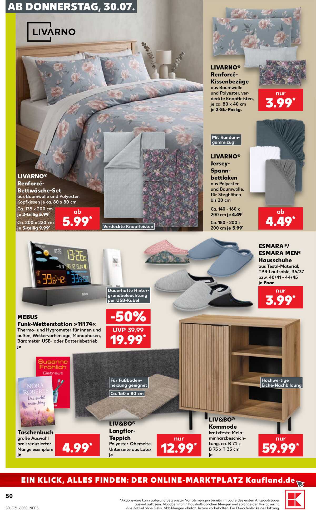 Leták Kaufland Německo 30.7.-5.8.2026 strana 50