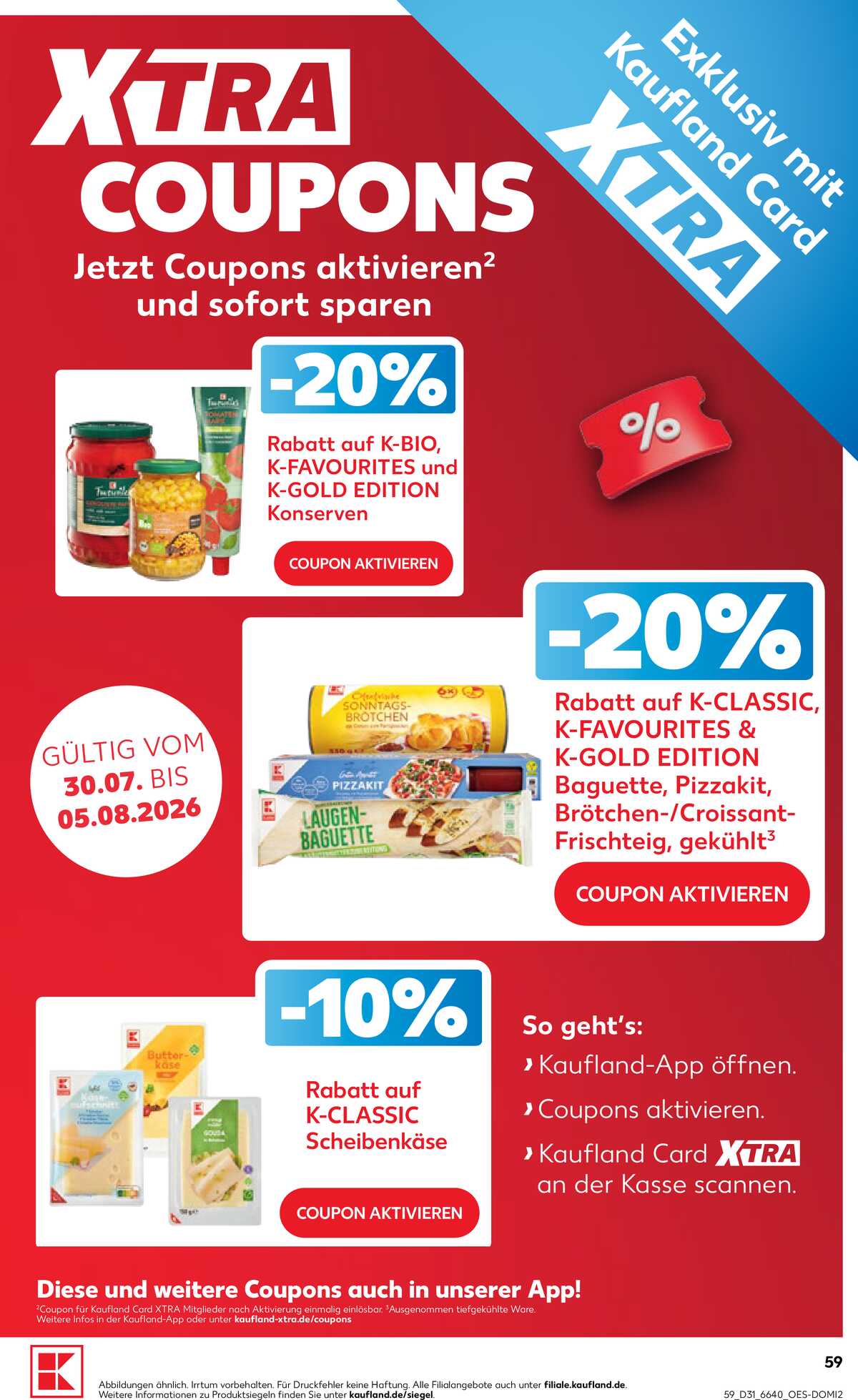 Leták Kaufland Německo 30.7.-5.8.2026 strana 59