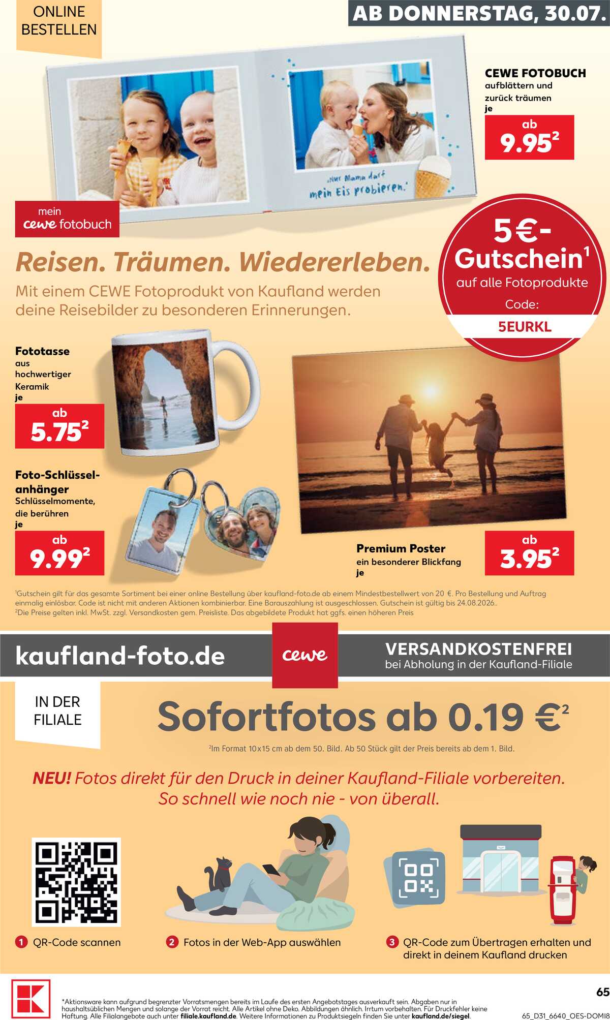 Leták Kaufland Německo 30.7.-5.8.2026 strana 65