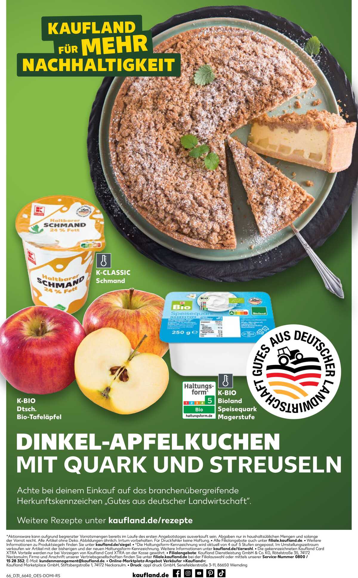Leták Kaufland Německo 30.7.-5.8.2026 strana 66