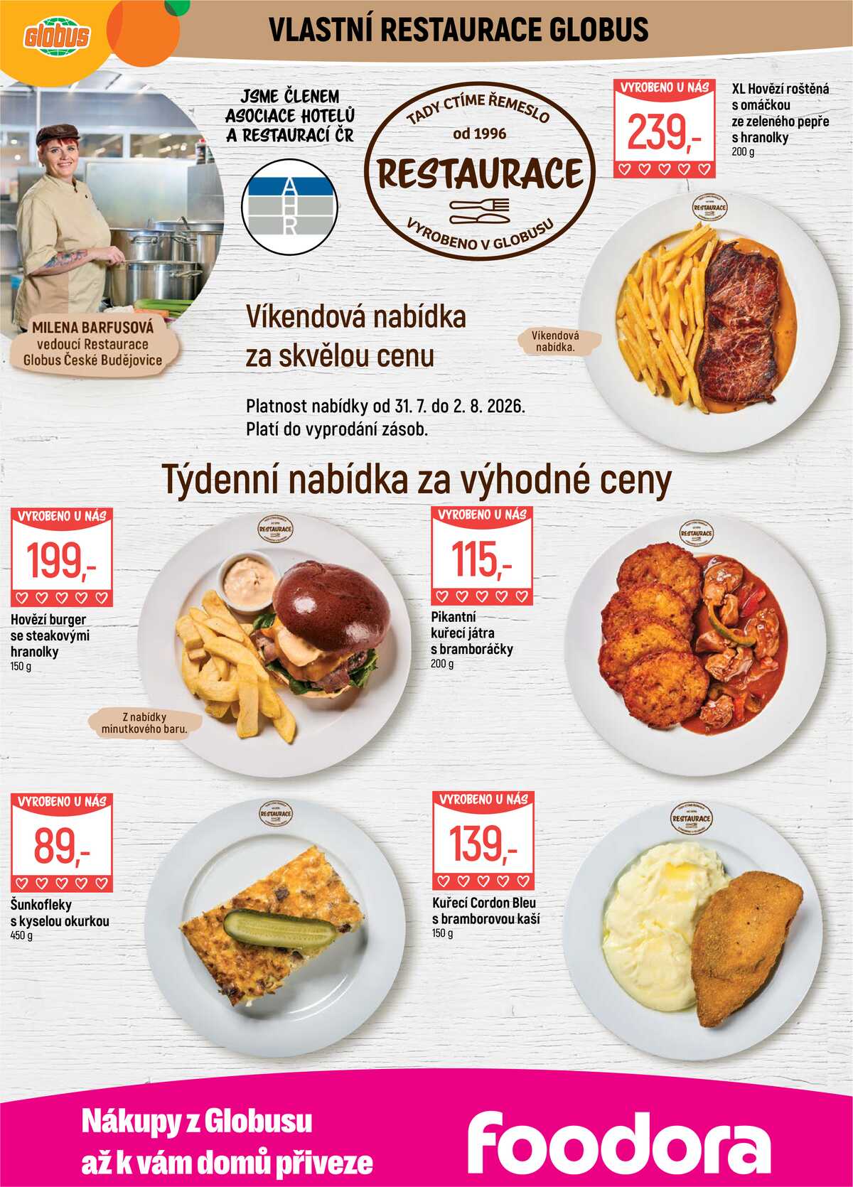 Akční leták Globus 29.7. - 4.8.2026 - Globus České Budějovice strana 7