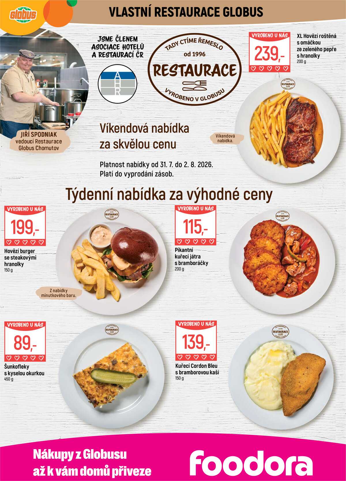 Akční leták Globus 29.7. - 4.8.2026 - Globus Chomutov strana 7
