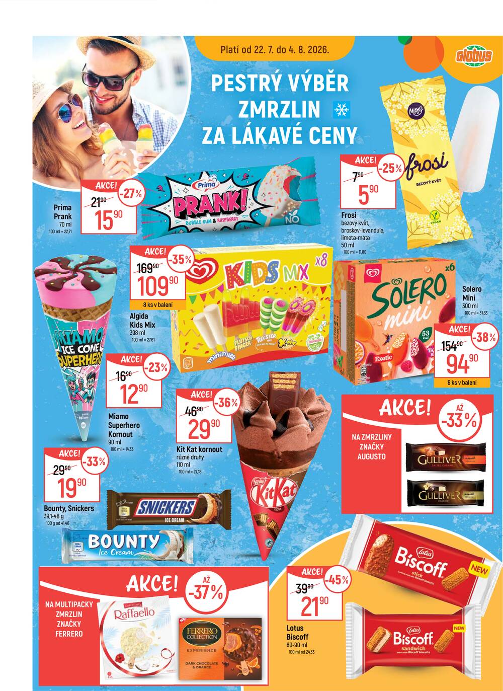 Akční leták Globus 29.7. - 4.8.2026 - Globus Jenišov u Karlových Varů