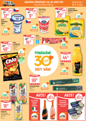 Akční leták Globus 29.7. - 11.8.2026 - Globus Brno Ivanovice