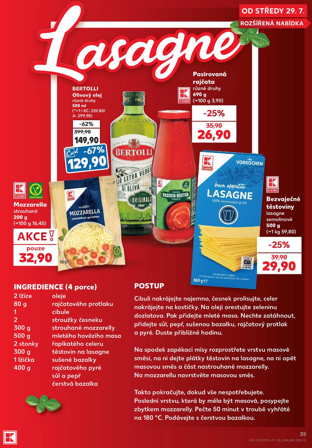 Leták Kaufland - Kaufland 29.7. - 4.8. - Kaufland - Praha 3 (Jarov) - strana 35 Leták Kaufland - Kaufland 29.7. - 4.8. - Kaufland - Praha 3 (Jarov) - strana 35
