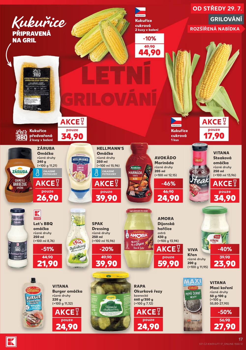 Leták Kaufland - Kaufland 29.7. - 4.8. - Kaufland - Chrudim - strana 17
