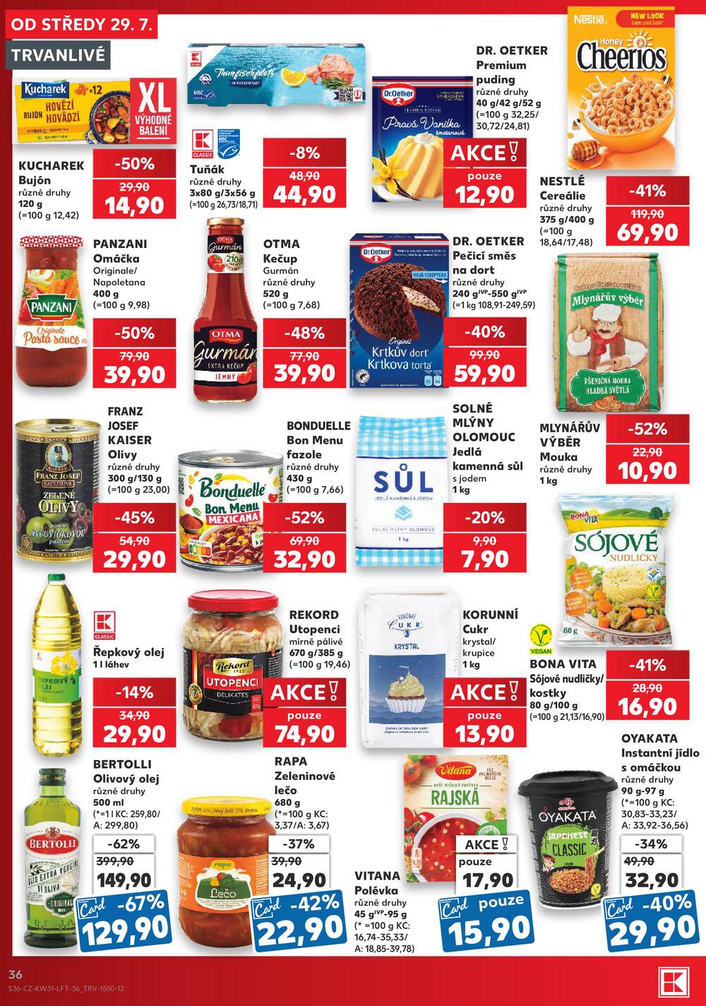 Leták Kaufland - Kaufland 29.7. - 4.8. - Kaufland - Jablonec nad Nisou (U Kostela) - strana 36 Leták Kaufland - Kaufland 29.7. - 4.8. - Kaufland - Jablonec nad Nisou (U Kostela) - strana 36