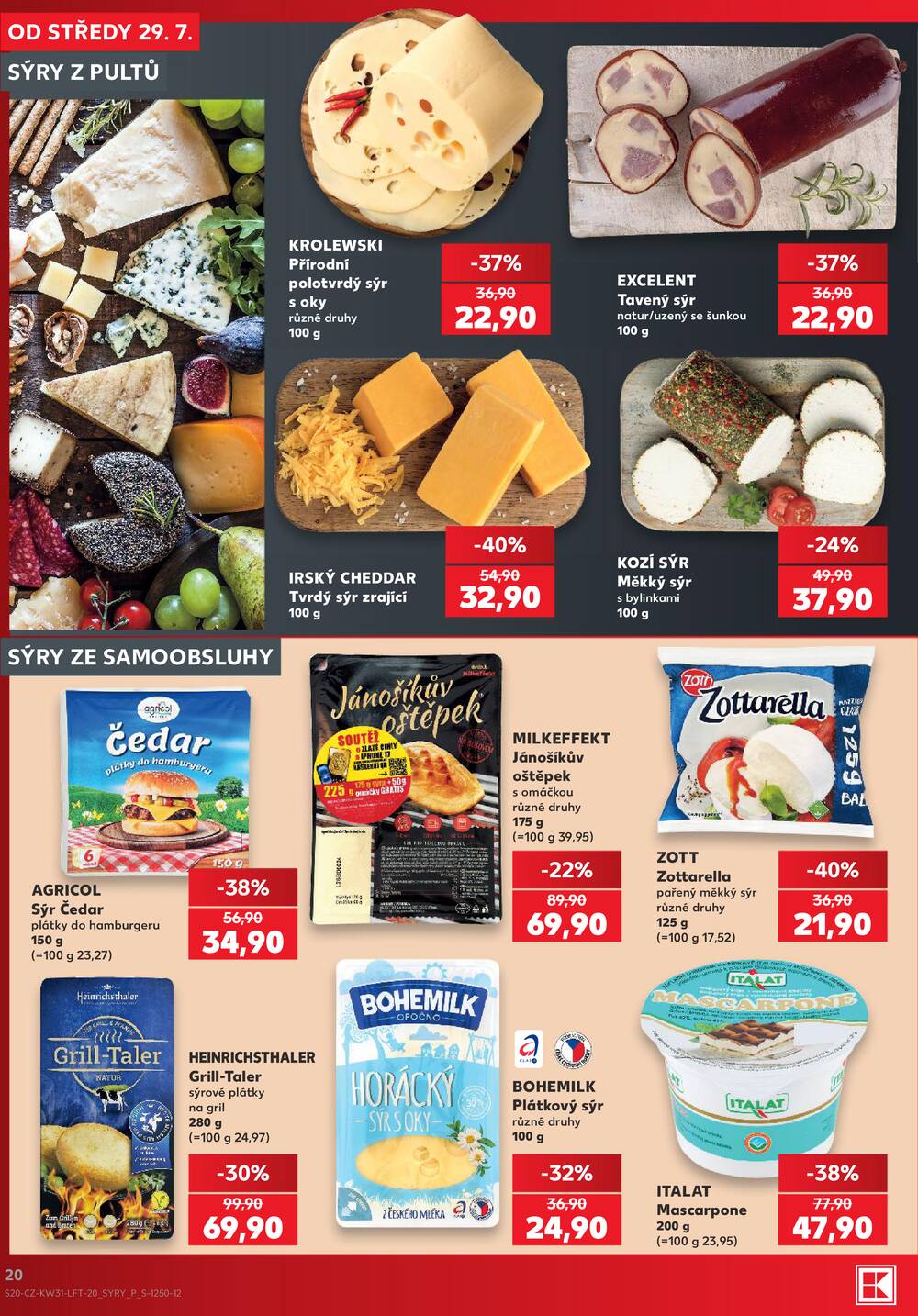 Kaufland 29.7. - 4.8. - Kaufland - Hořovice - Pražská
