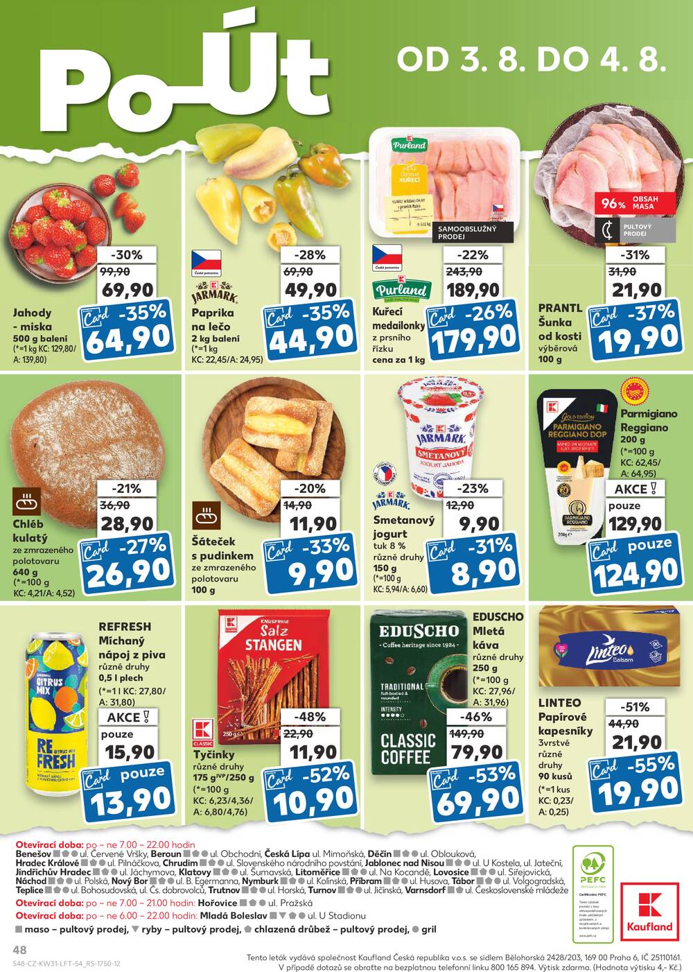 Kaufland 29.7. - 4.8. - Kaufland - Hořovice - Pražská