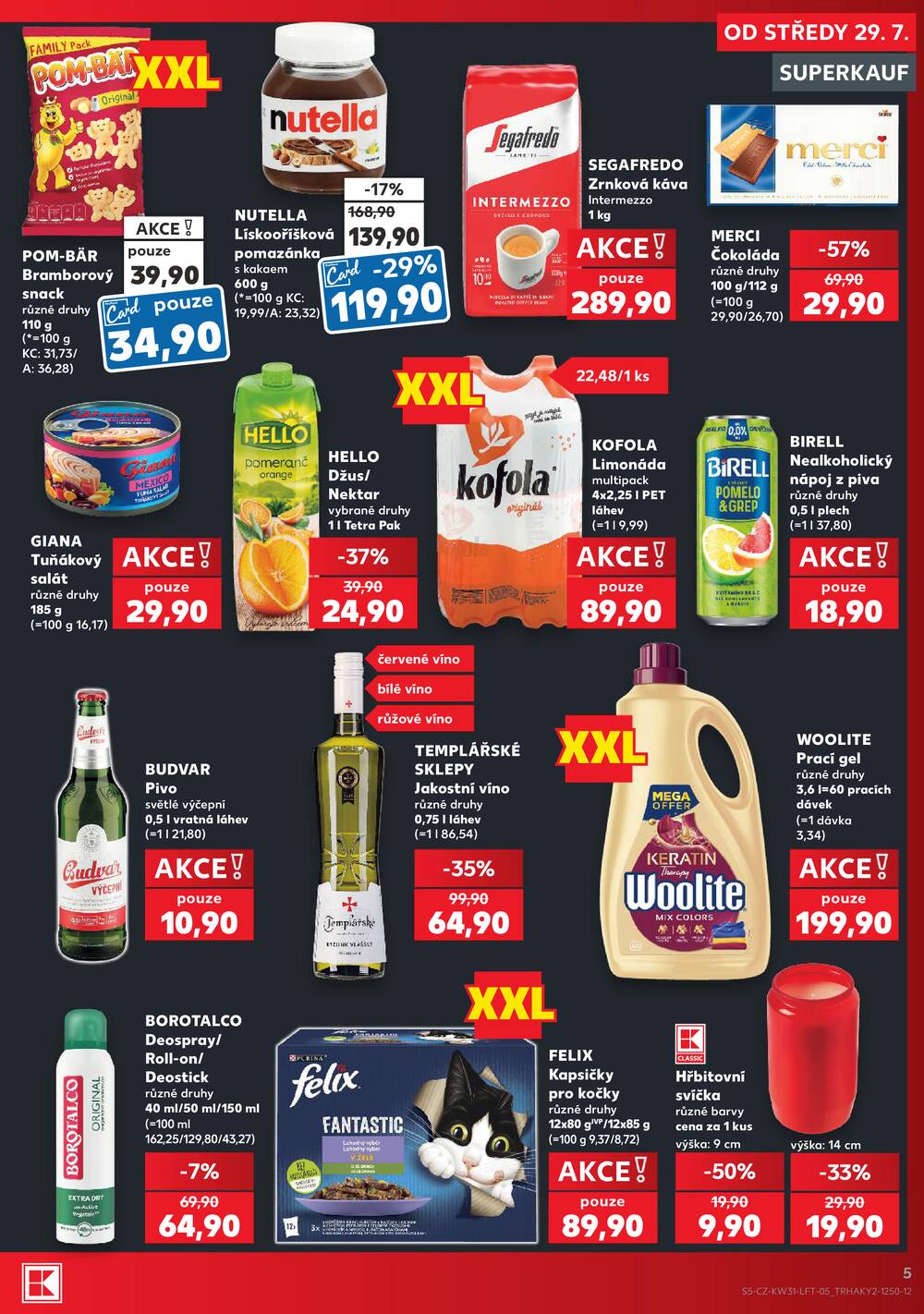 Kaufland 29.7. - 4.8. - Kaufland - Jablonec nad Nisou (Jateční)