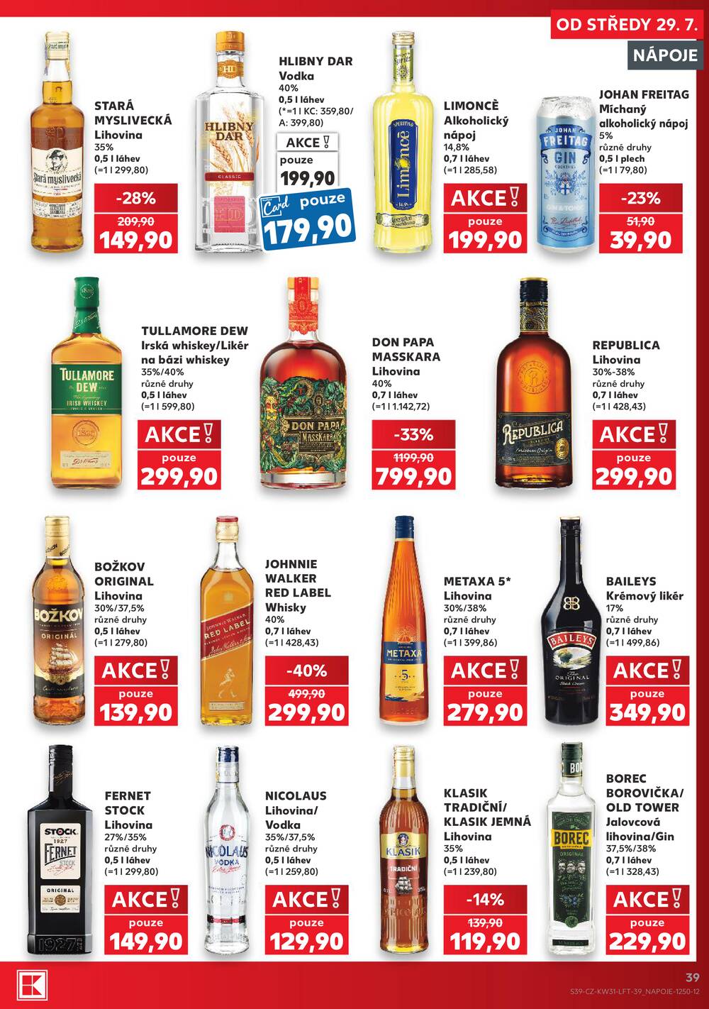 Kaufland 29.7. - 4.8. - Kaufland - Jablonec nad Nisou (Jateční)