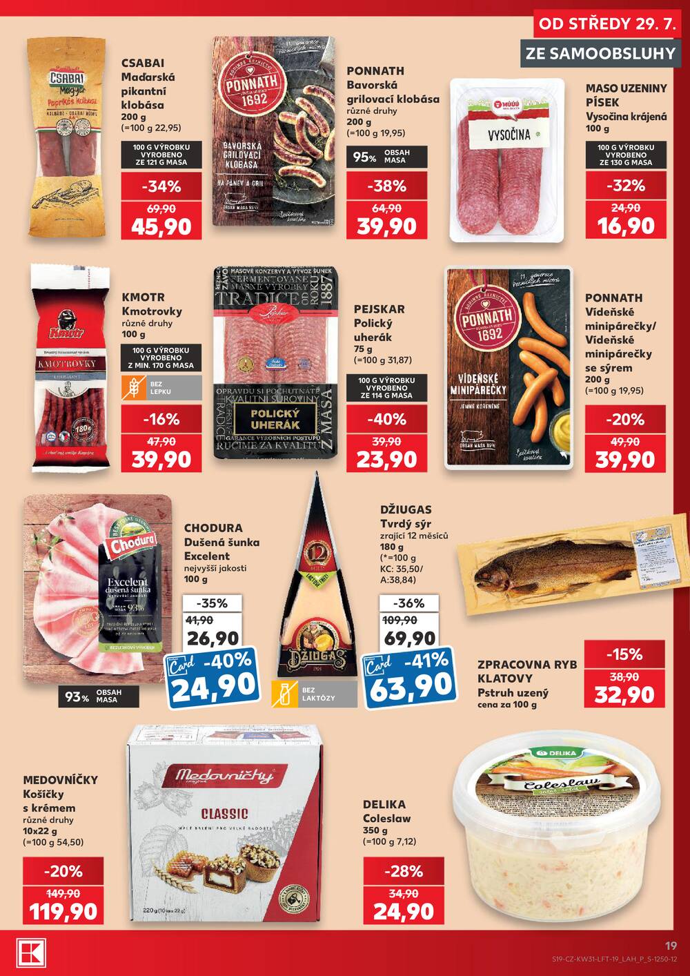 Kaufland 29.7. - 4.8. - Kaufland - Pelhřimov