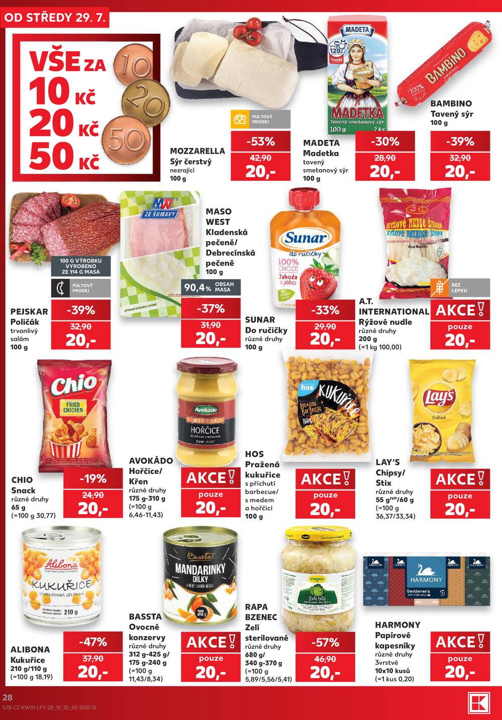 Kaufland 29.7. - 4.8. - Kaufland - Pelhřimov