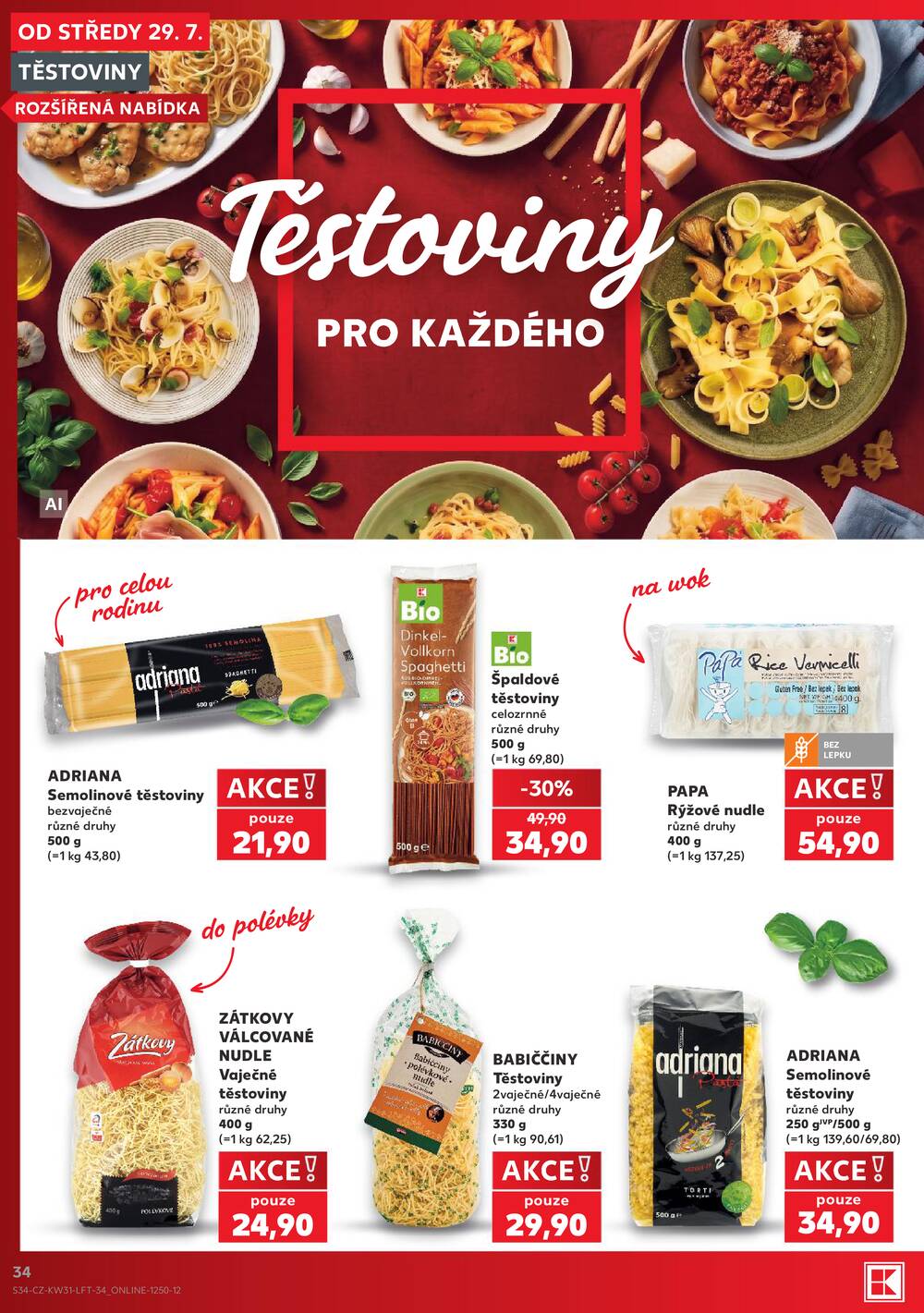Kaufland 29.7. - 4.8. - Kaufland - Pelhřimov