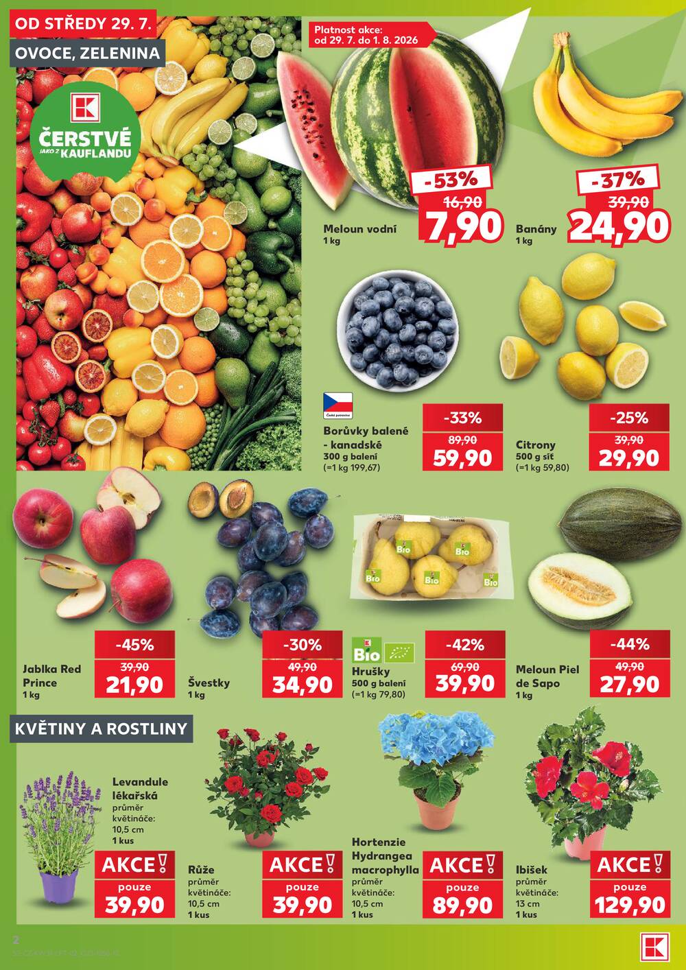 Leták Kaufland - Kaufland 29.7. - 4.8. - Kaufland - Brno - Slatina - strana 2