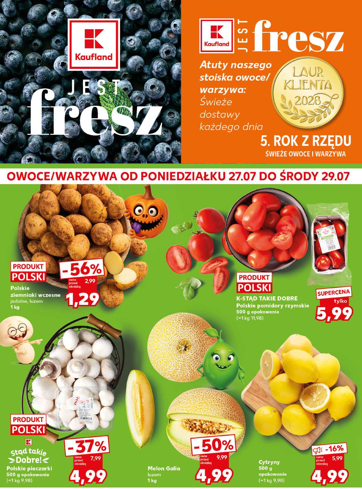 Leták Kaufland Polsko 27.7.-29.7.2026 - Silný start strana 2