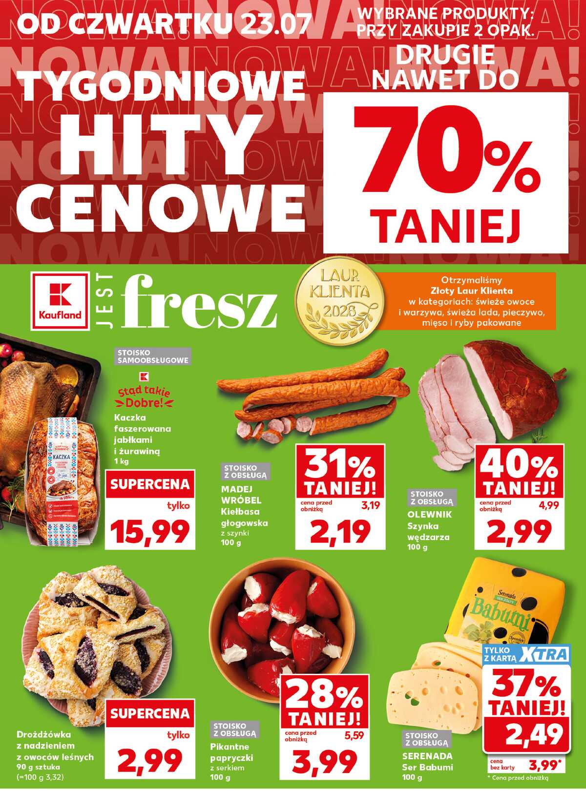 Leták Kaufland Polsko 27.7.-29.7.2026 - Silný start strana 8