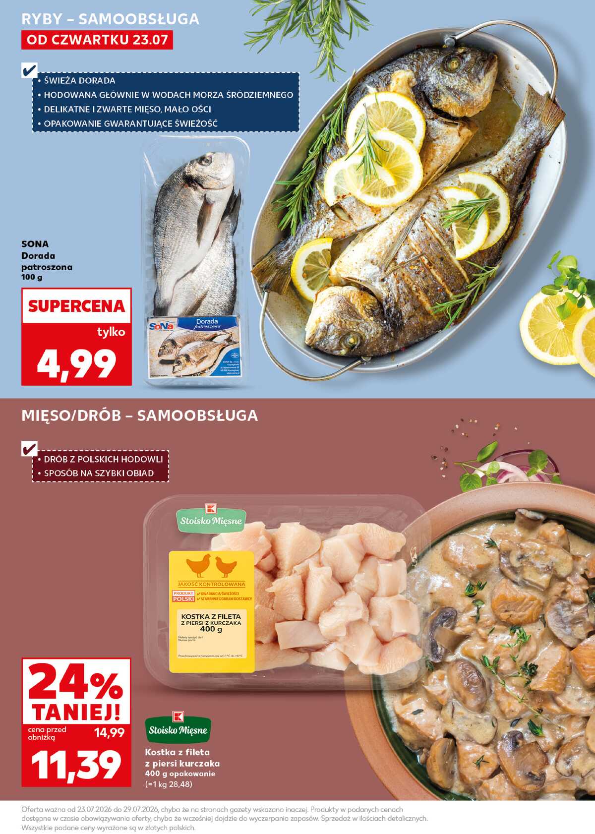 Leták Kaufland Polsko 27.7.-29.7.2026 - Silný start strana 17