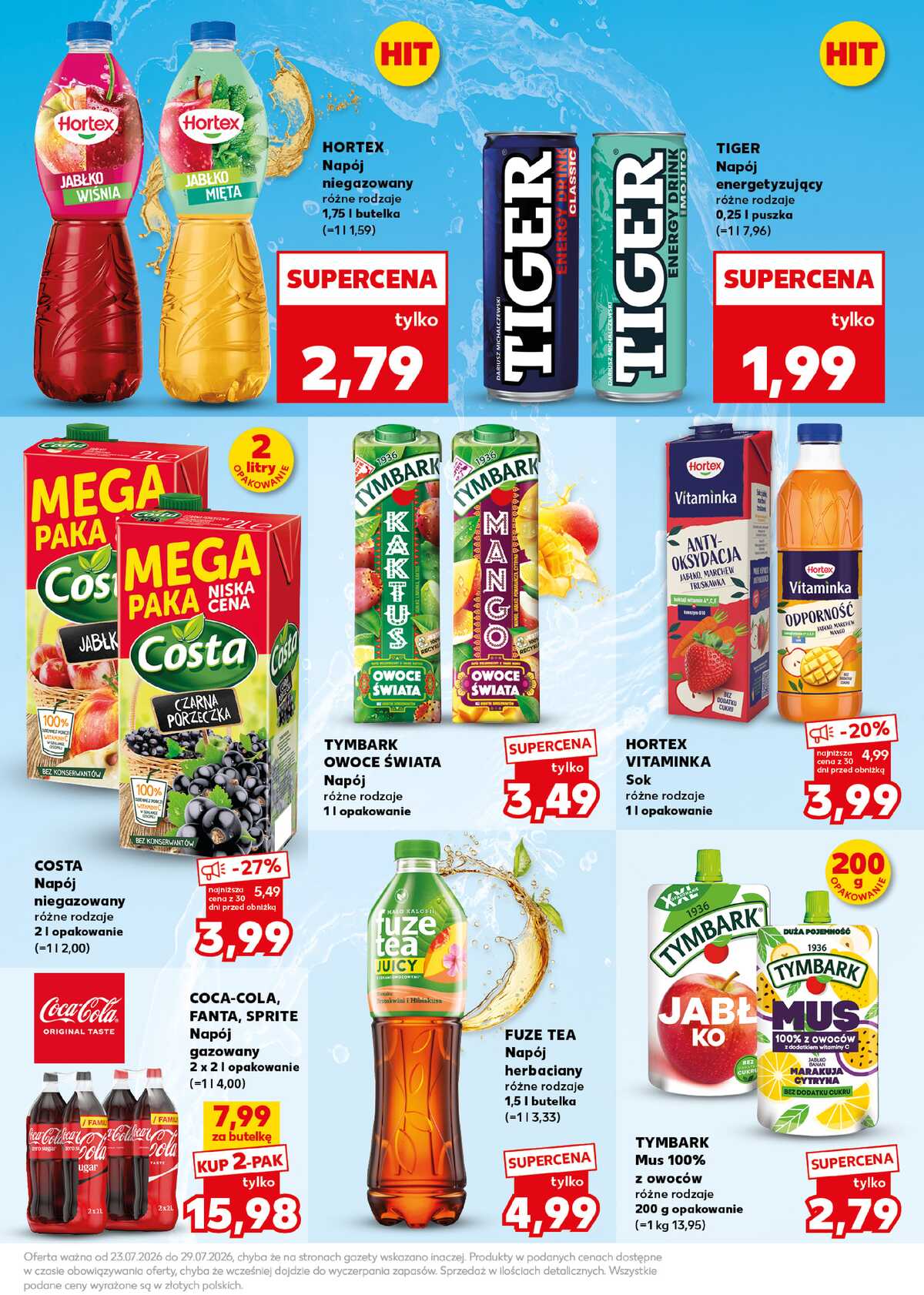 Leták Kaufland Polsko 27.7.-29.7.2026 - Silný start strana 19