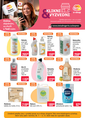 Teta drogerie eshop od 30.7. do 11.8.2026